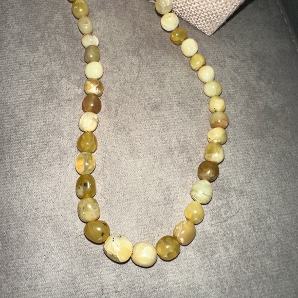 Sonoran yellow opal small nugget necklace by Jay King - Picture 7 of 14
